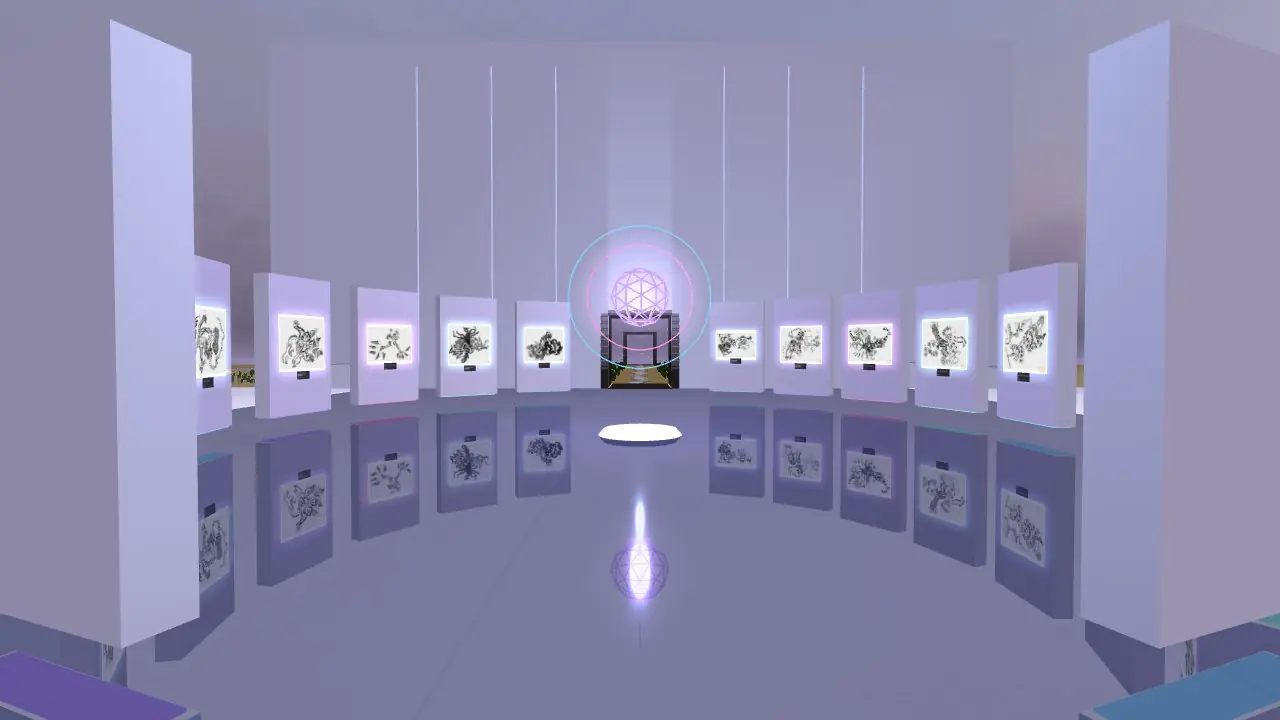 Sala 3, Visiones del Chamán: templo sobre las nubes
